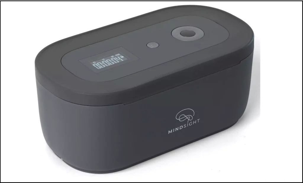 a phone lock box with an override feature.