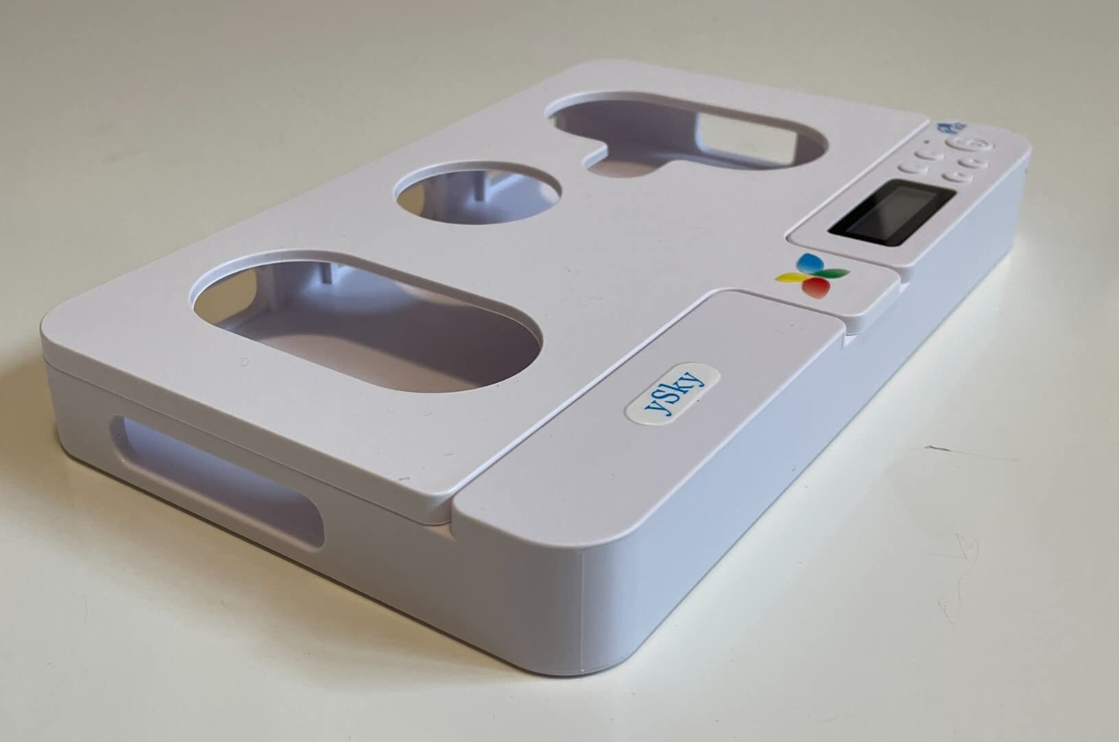 white ysky phone lock box with timer