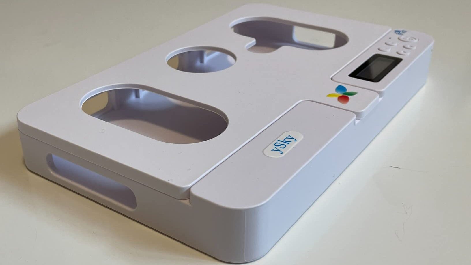 white ysky phone lock box with timer