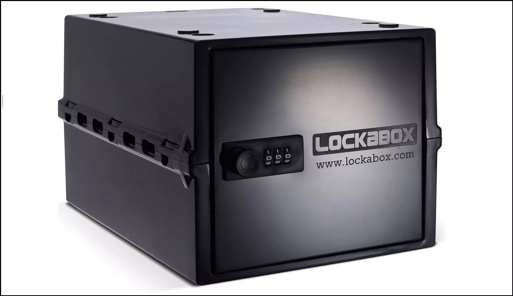 Unboxing the Block Lockabox One displayed on a white background.